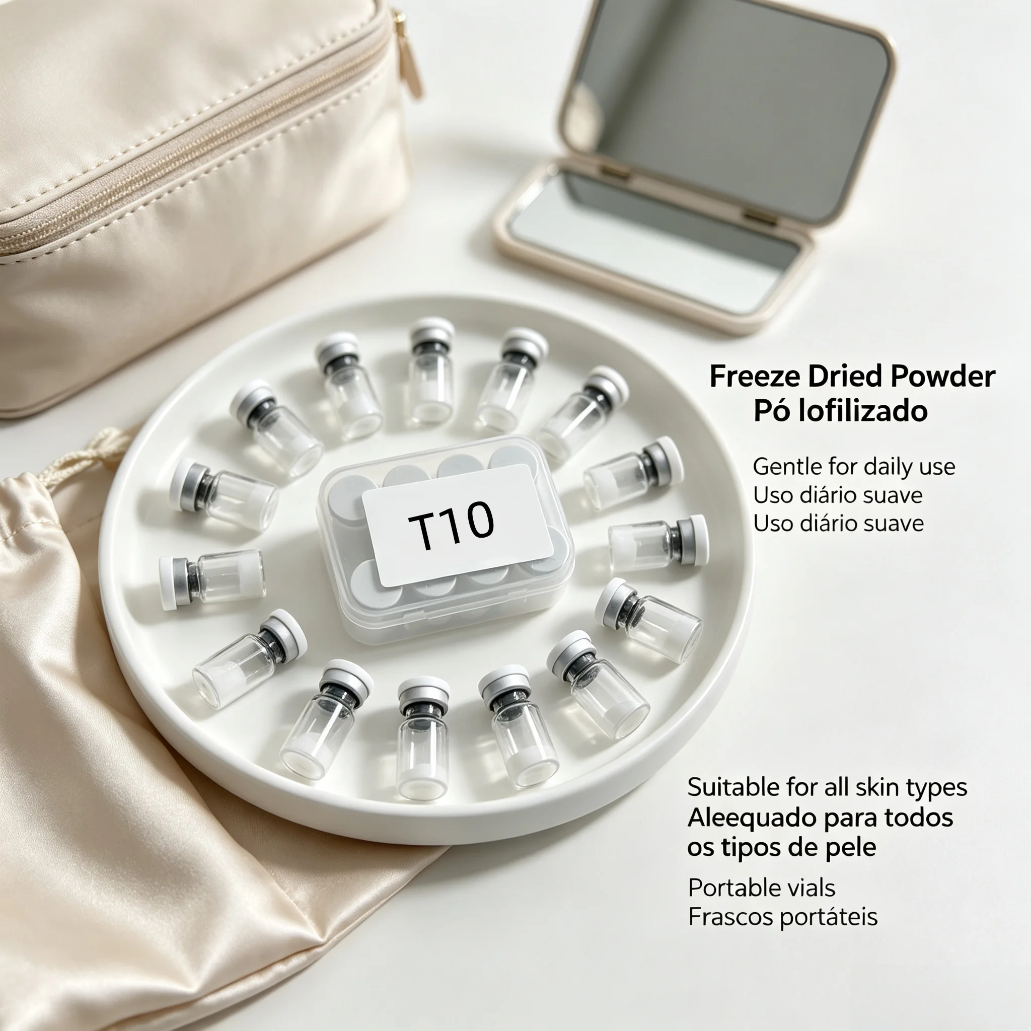 High-Quality  Freeze-Dried Powder, Repairs Skin Damage (Random Cap Colors, Production Date Subject to Actual Goods)