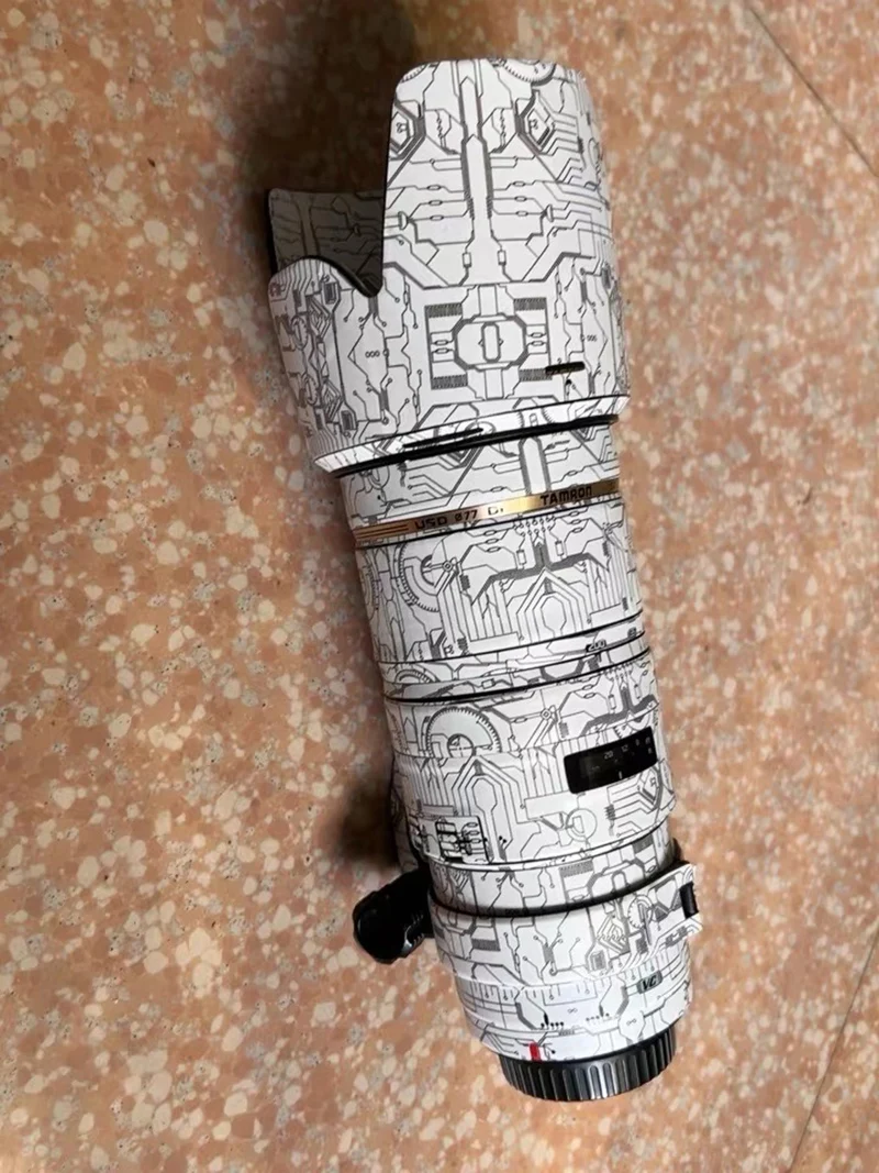 واقية ملصق الجلد ل Tamron SP 70-200 مللي متر F/2.8 Di VC USD A009 70-200 F2.8 عدسة نيكون F كانون EF-Mount معطف التفاف ملصق مائي