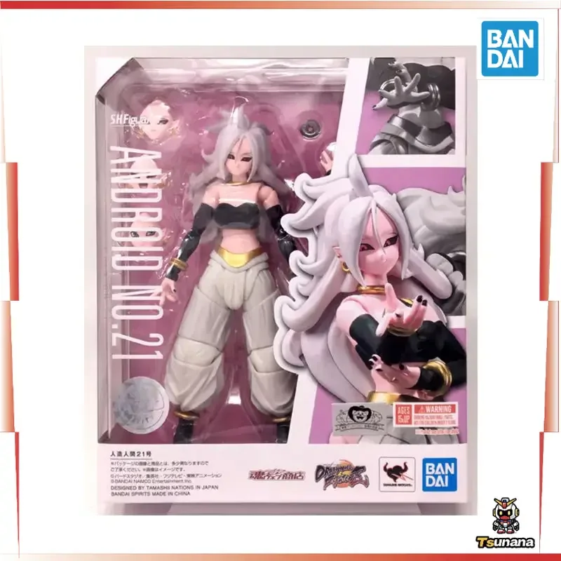 

Original BANDAI S.H.Figuarts Android 21 Dragon Ball Z in Stock Anime Action Collection Figures Model Toys