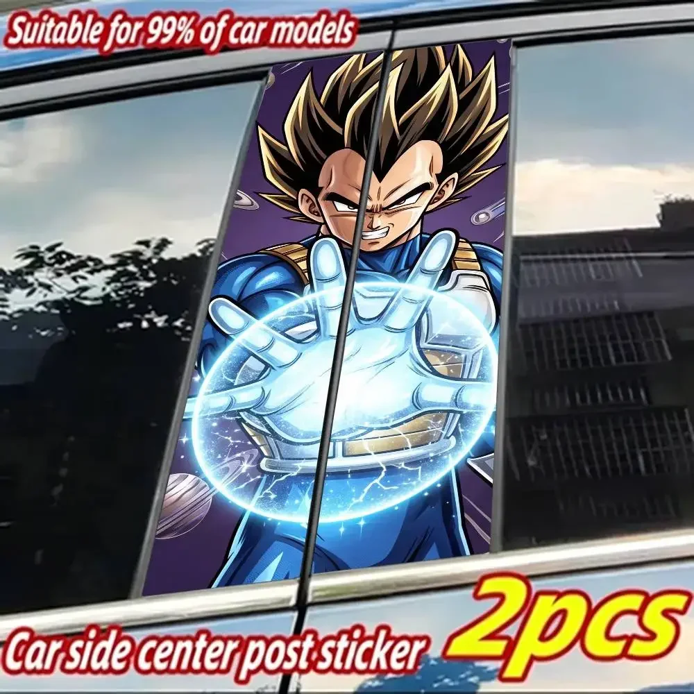 DRAGON BALL GOKU Car Sticker Auto B-pillar Center Column Decor Cover Scratches Waterproof Sunscreen Vinyl Decals Accessories