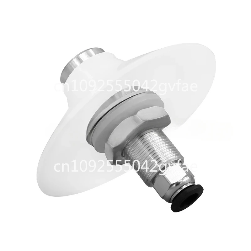 Arch-breaking aided flow air dish silo feeder air bowl vibrator DL stainless steel aluminum fluidizer food silicone pad