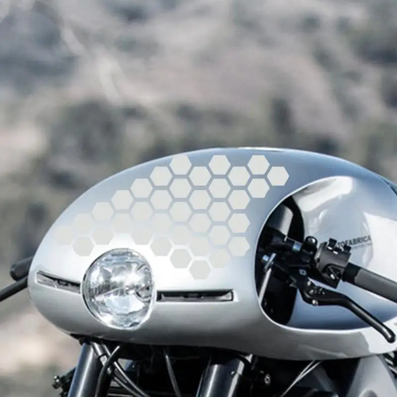 Reflective Bikes Stickers Waterproof Motorcycle Reflective Tape Reflective Helmets Stickers Versatile Reflector Stickers