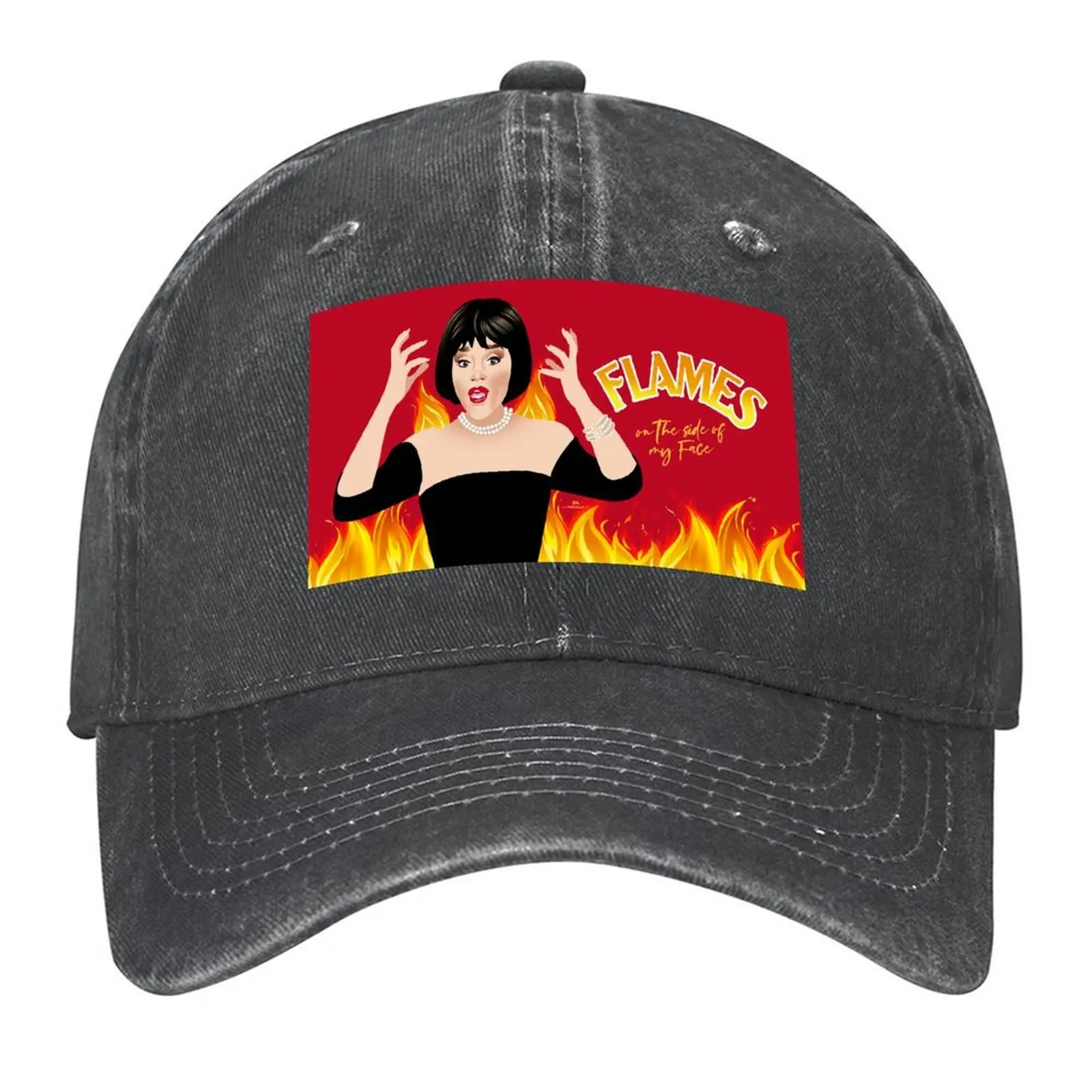 

Бейсбольная кепка Flames, дизайнерская шляпа, новая шляпа, винтажная шляпа для гольфа, шляпы дальнобойщика для мужчин и женщин