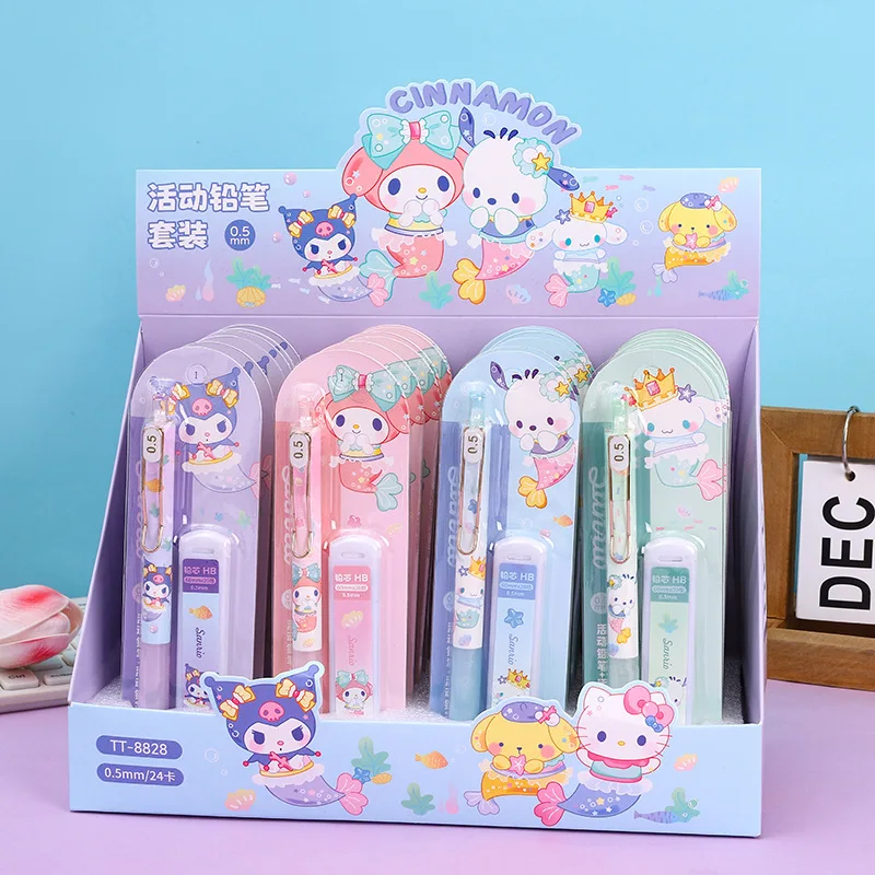 

Sanrio kawaii school supplies cute mermaid pencils kokuyo mechanical pencil japanese stadler pencil 0.5mm mechanical pencil