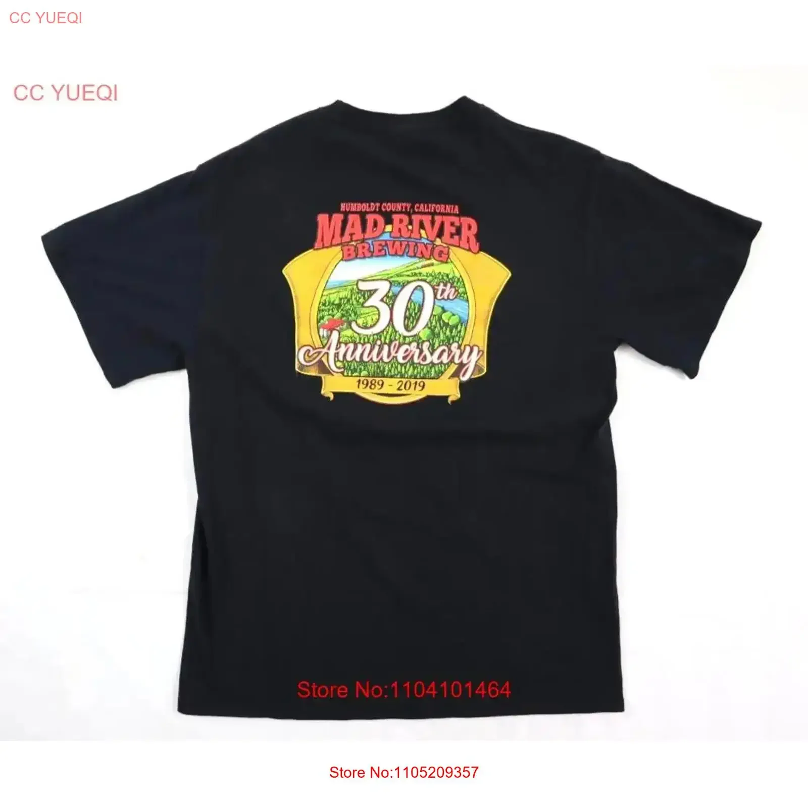 

Men's Medium M Humboldt County California Mad River Brewing T Shirt vintage Washed Soft graphic streetwear Casual Stylish