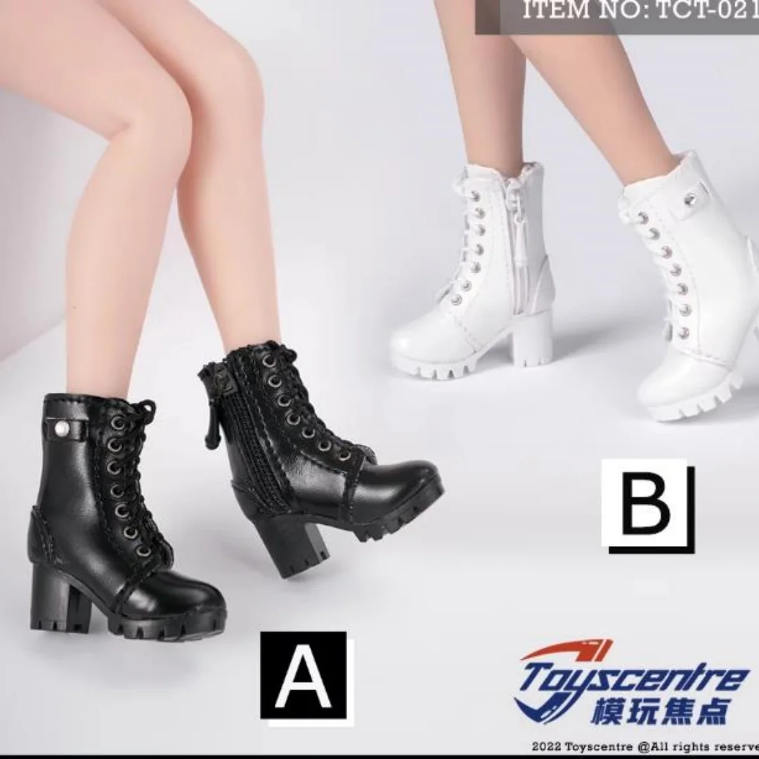 

Масштабные игрушки 1/6: обувь TCT-021 белого и черного цвета для женских фигурок TBL, модель для 12-дюймовых экшн-фигурок.