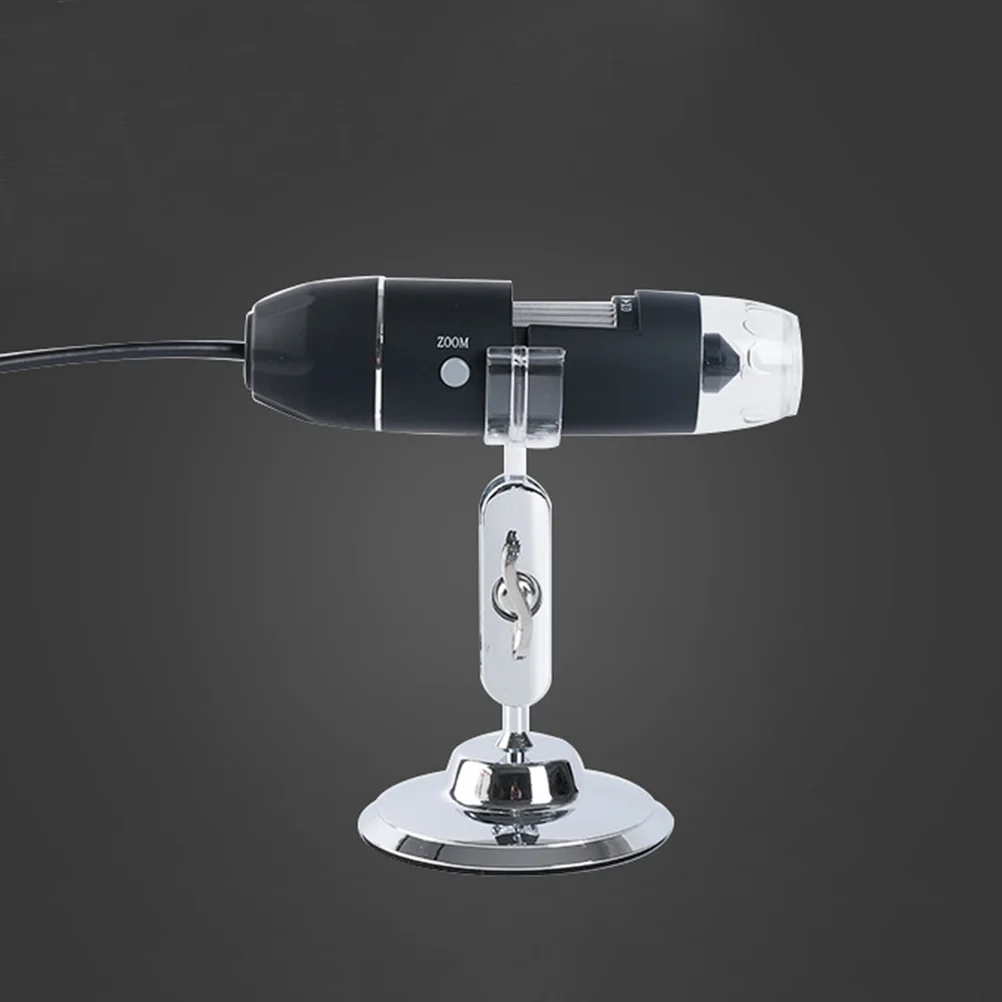 

1Pcs USB Digital Microscope 1600X 8 LED Magnifier High Resolution Portable for Phone Computer Black USB Microscope