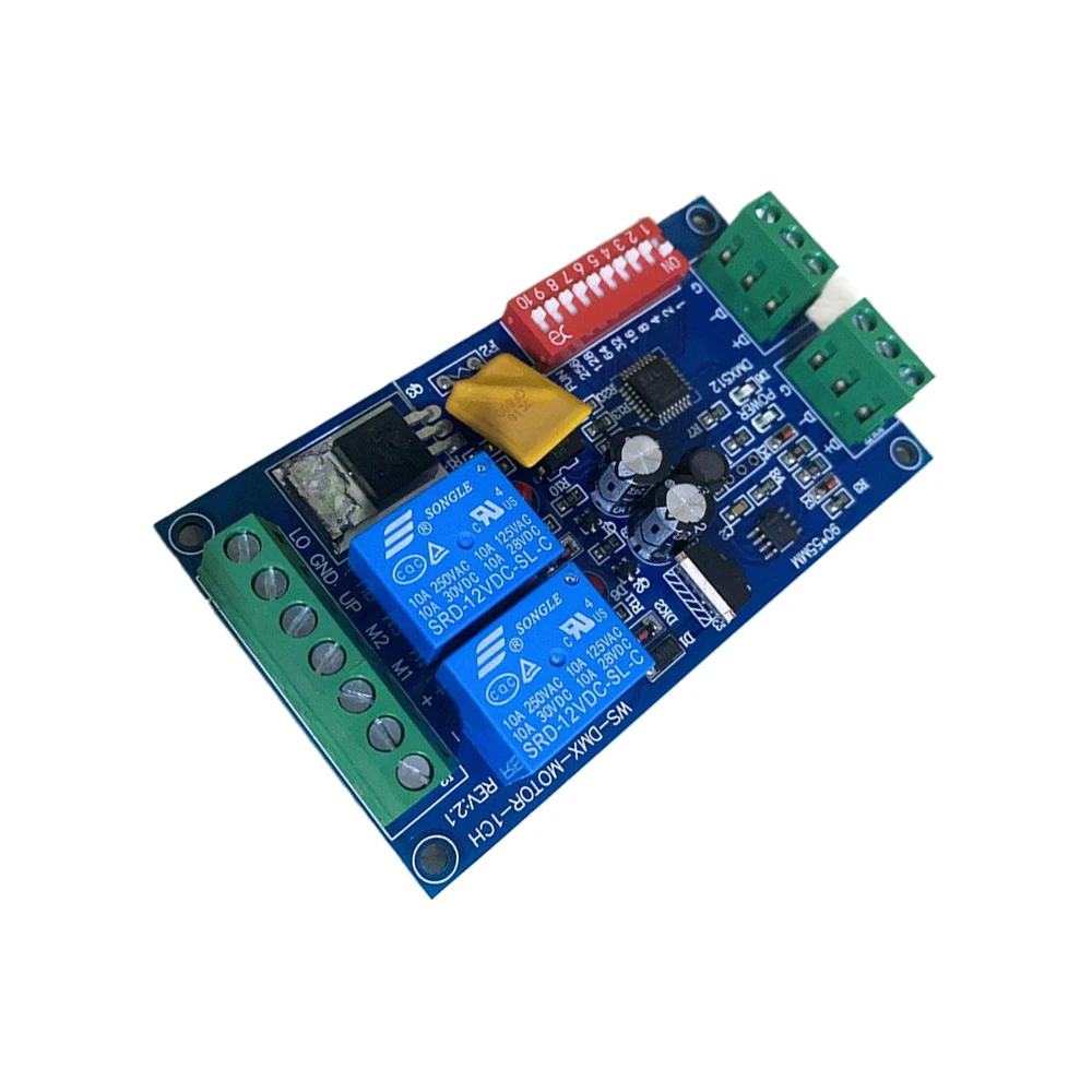 DC6V-36V Speed Adjustable Controller DMX512 Motor Speed Controller Forward And Reverse Motor Speed Regulator With Limit Function