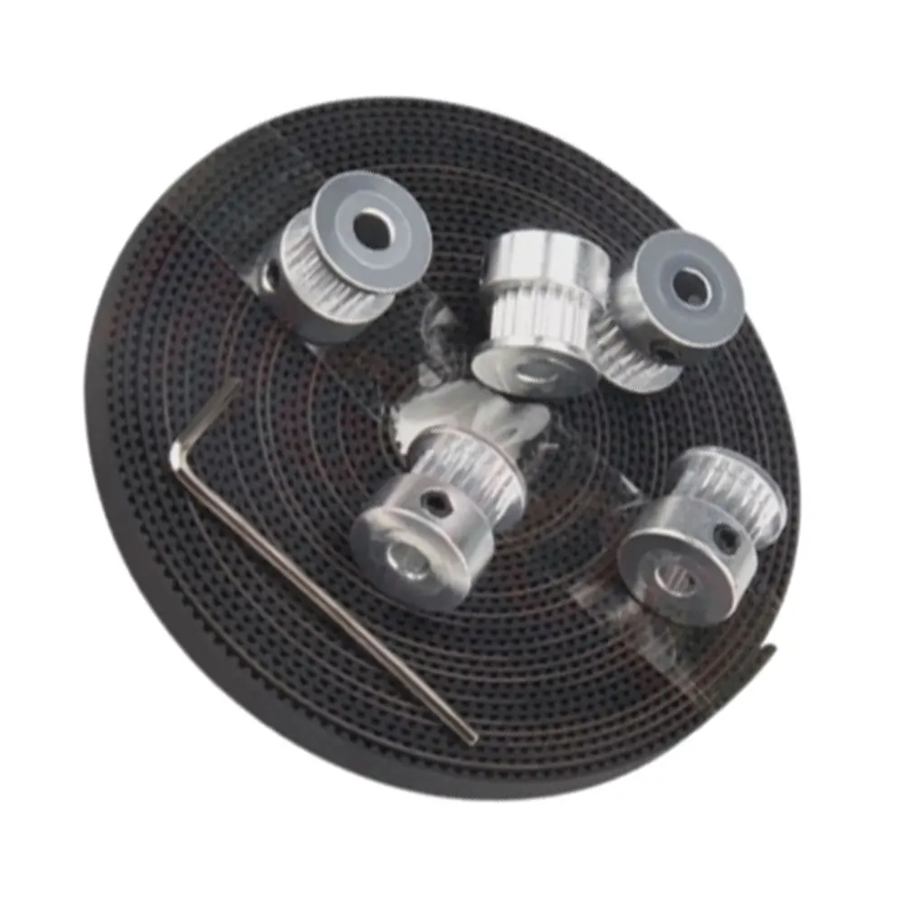 2GT 20T Timing Pulley Bore 5mm Home Business Industrial Synchronous Wheel 3D Printer Replaceable Repair Spare Kit