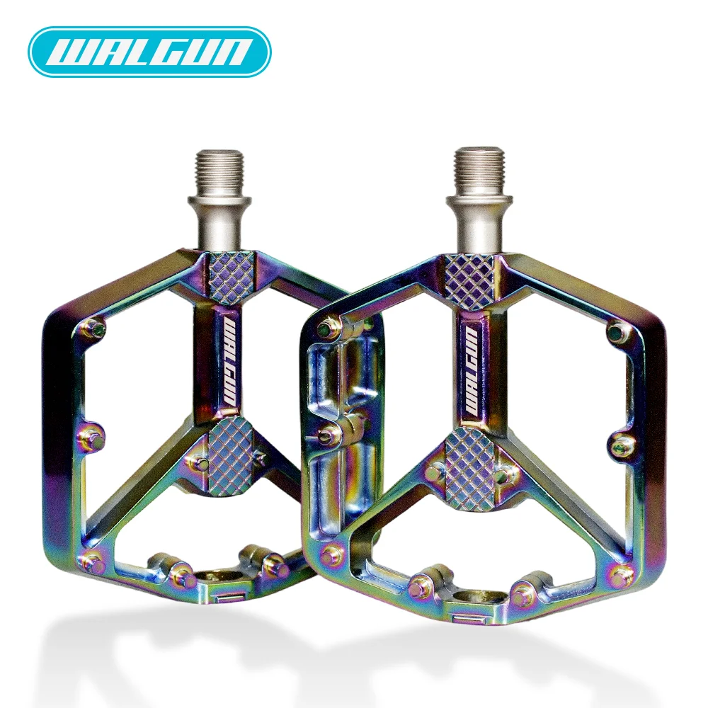 

Велопедали WALGUN Ultralight Colorful: ультралегкие, цветные, с подшипниками, из алюминиевого сплава, нескользящие, для горных и шоссейных велосипедов, аксессуары