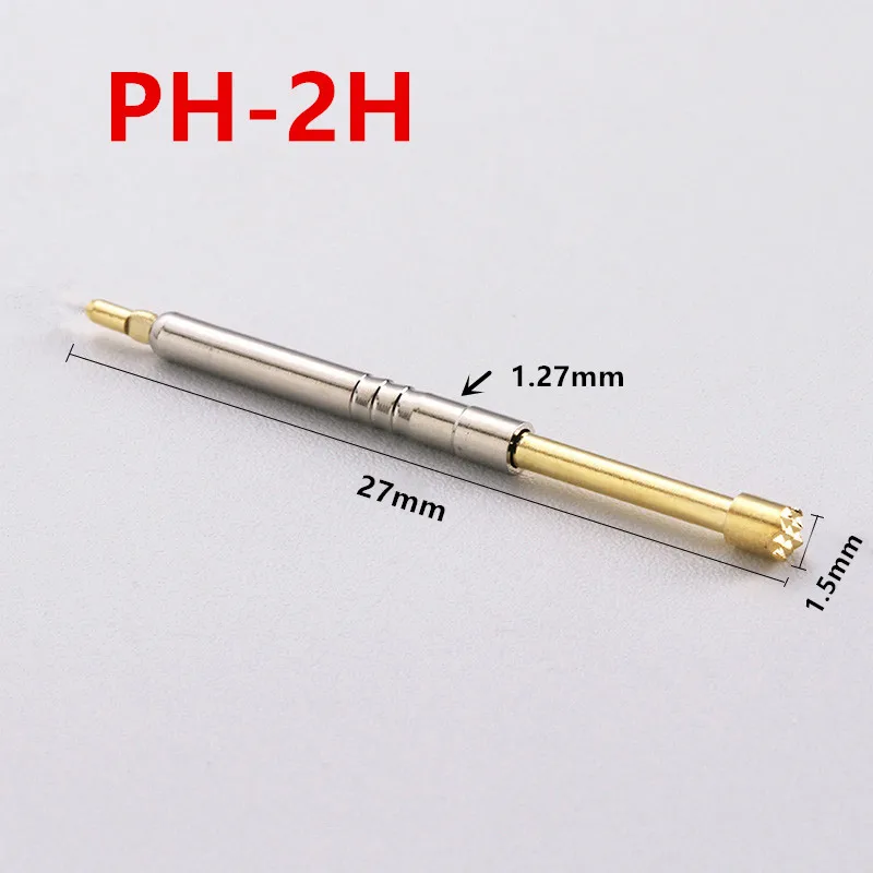 

20PCS PH-2H 1.5mm Nine-jaw Plum Blossom Head Spring Test Probe Pin with Expandable Adjustable ICT Thimble