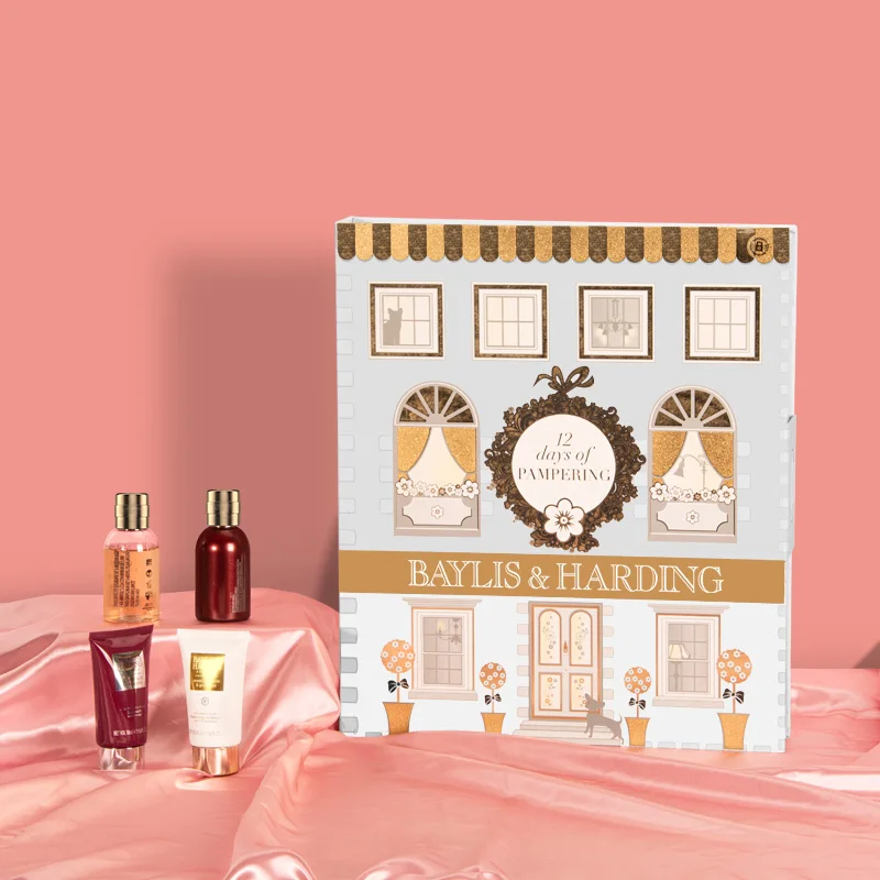 customized. Custom Printed Cardboard Paper Cosmetic Skin Care Christmas Gift Boxes 12/25 Days Advent Calendar Box