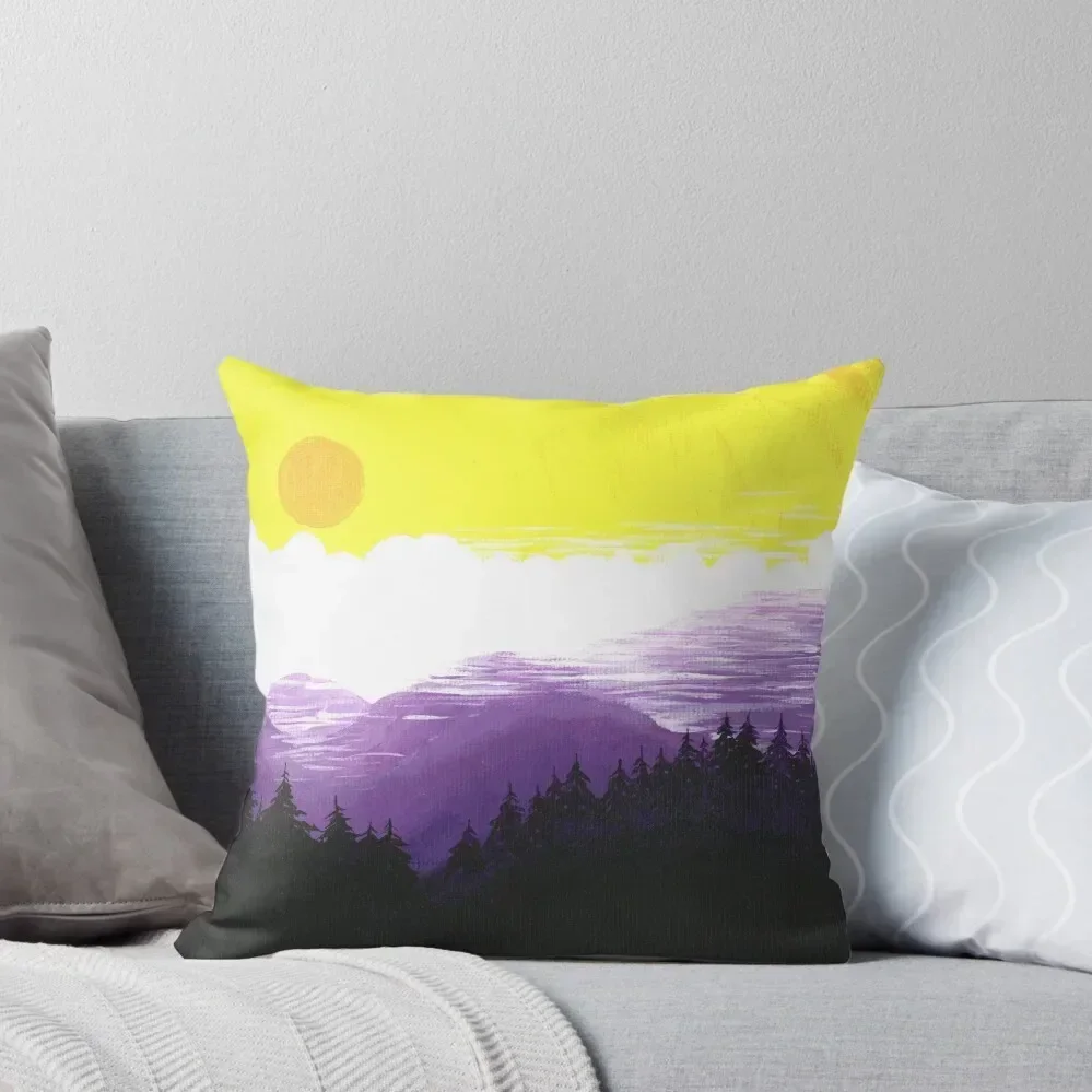 The Purple Mountains 2022 Throw Pillow pillow pillowcase Cushions Home Decor pillow