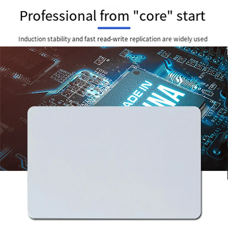 A19E-T5577 White Card Thin Card ID Smart Card Proximity Access Card Rfid Card RFID Card Can Be Copied Multi-Function Door Car