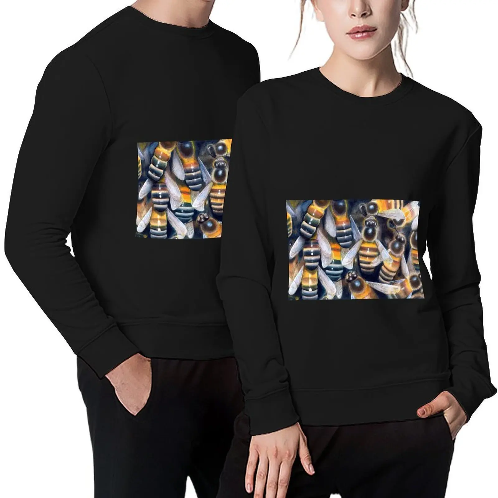 

Bees Pullover tracksuits mens clothes men clothes autumn new sweatshirt
