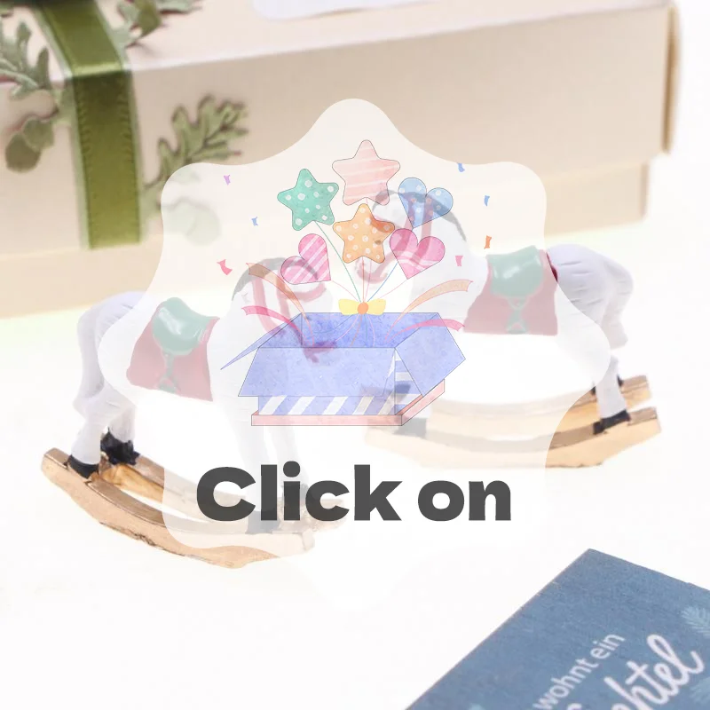 1 pieza 1/12 casa de muñecas en miniatura modelo de troyanos juguete casa de muñecas Mini decoración de Navidad accesorios DIY dormitorio escena Prop