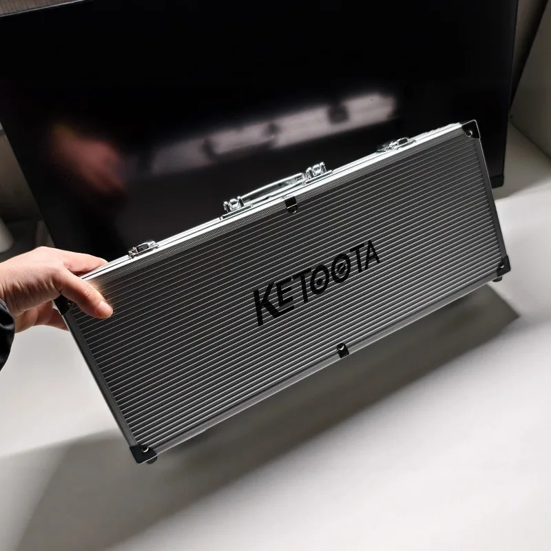 

Чехол для хранения клавиатуры для серии 68-75, индивидуальный алюминиевый чехол для хранения клавиатуры для игровых аксессуаров для механической клавиатуры