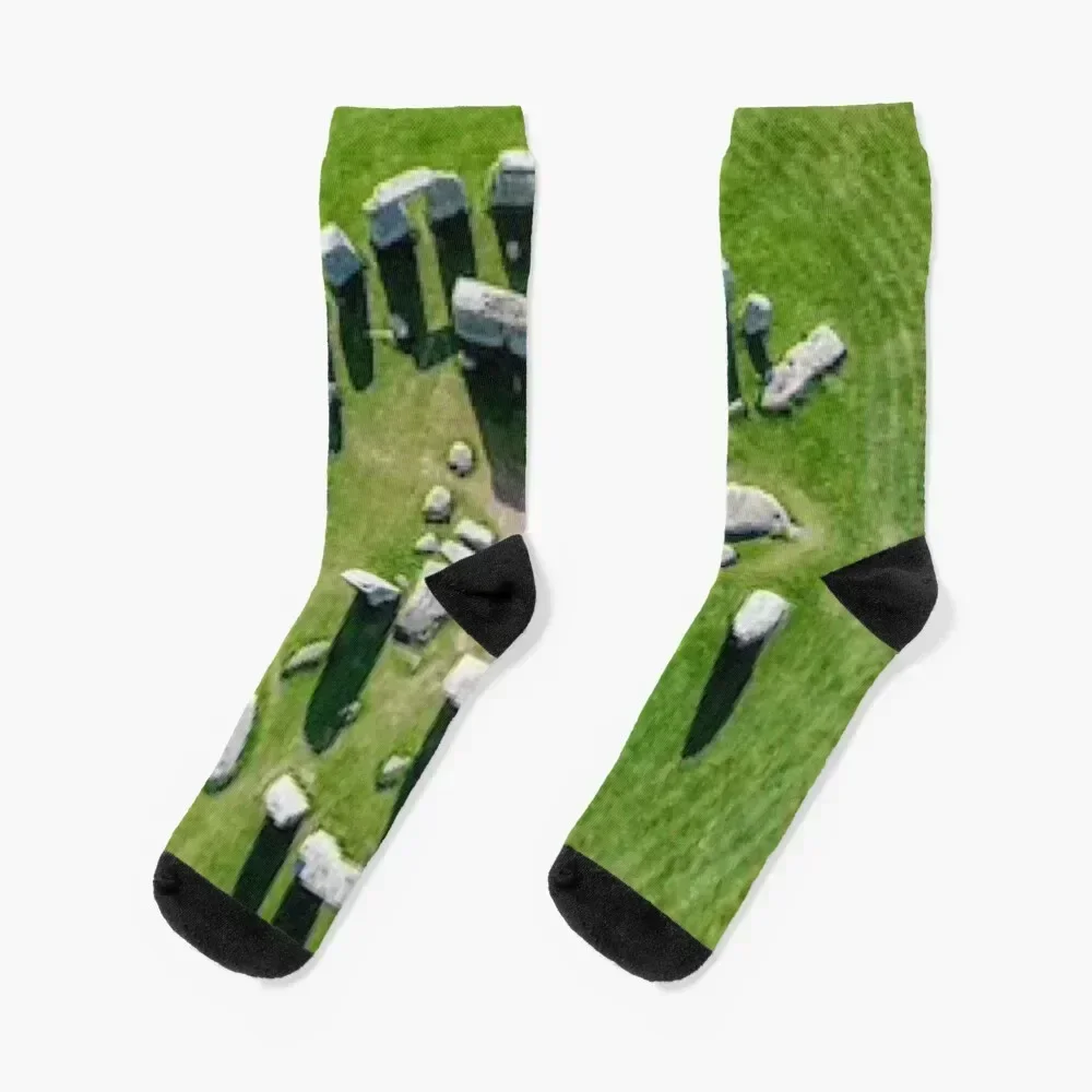 Stonehenge Socks winter gifts Run Toe sports Luxury Woman Socks Men's