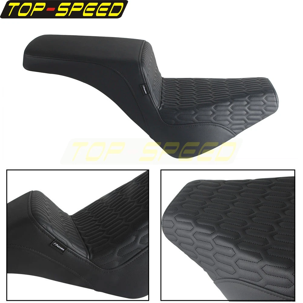 NEW Two UP Seat Cushion For Harley Softail Standard FXST 2020-24 Street Bob 114 FXBBS 2021-24 Heritage Classic 114 FLHCS 2018-24