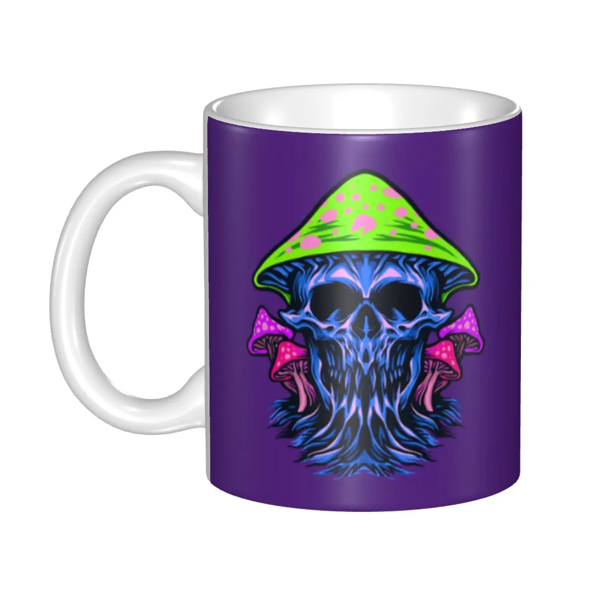 Magic Rainbow Mushroom Coffee Mugs DIY Customized Mysterious Boho Ceramic Milk Tea Mug Cup