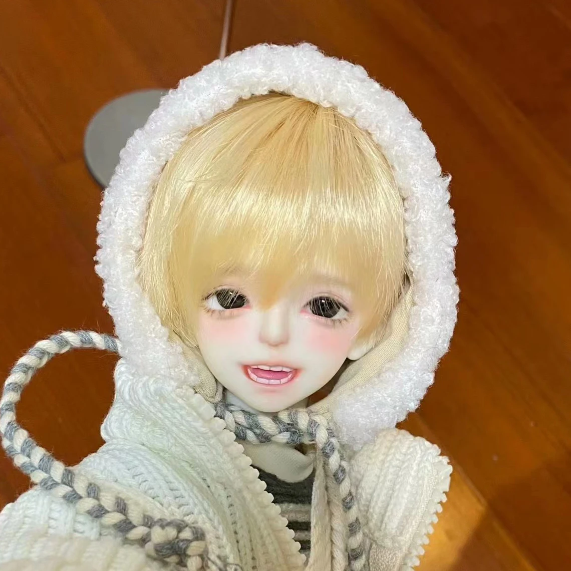 New 1/4 BJD Doll Head No Makeup Resin Material Doll Head DIY Doll Accessories No Makeup Doll Head Gifts