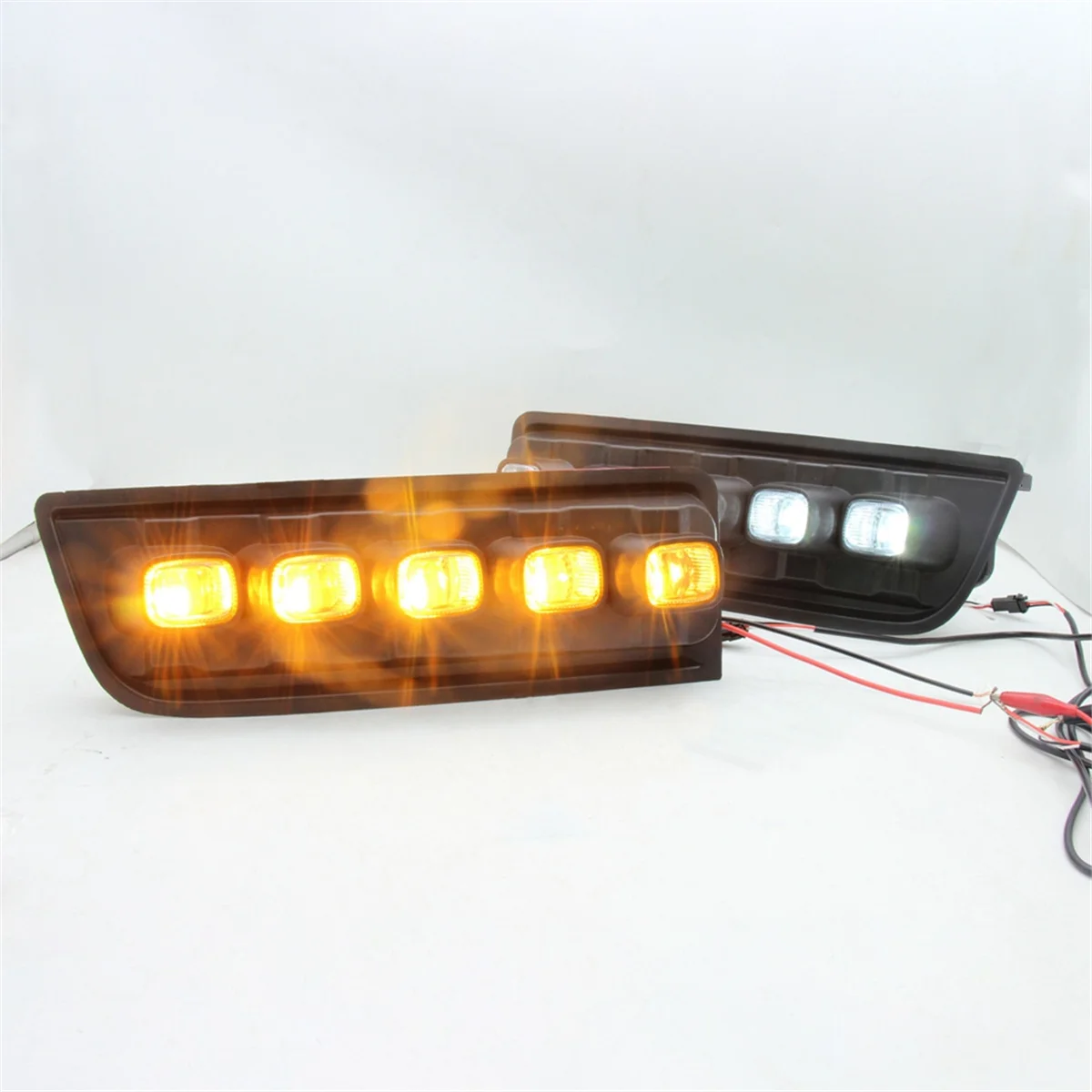

Front Bumper LED Daytime Running Lights for Toyota 4Runner 2010-2013_A95E