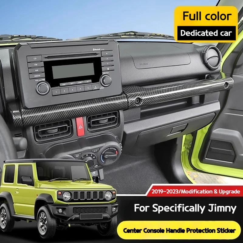 

For Suzuki Jimny JB74 JB64 JC74 2019-2024 Jimny Accessories Co-Pilot Grab Handle Decoration Cover Trim Center Console Dash Panel