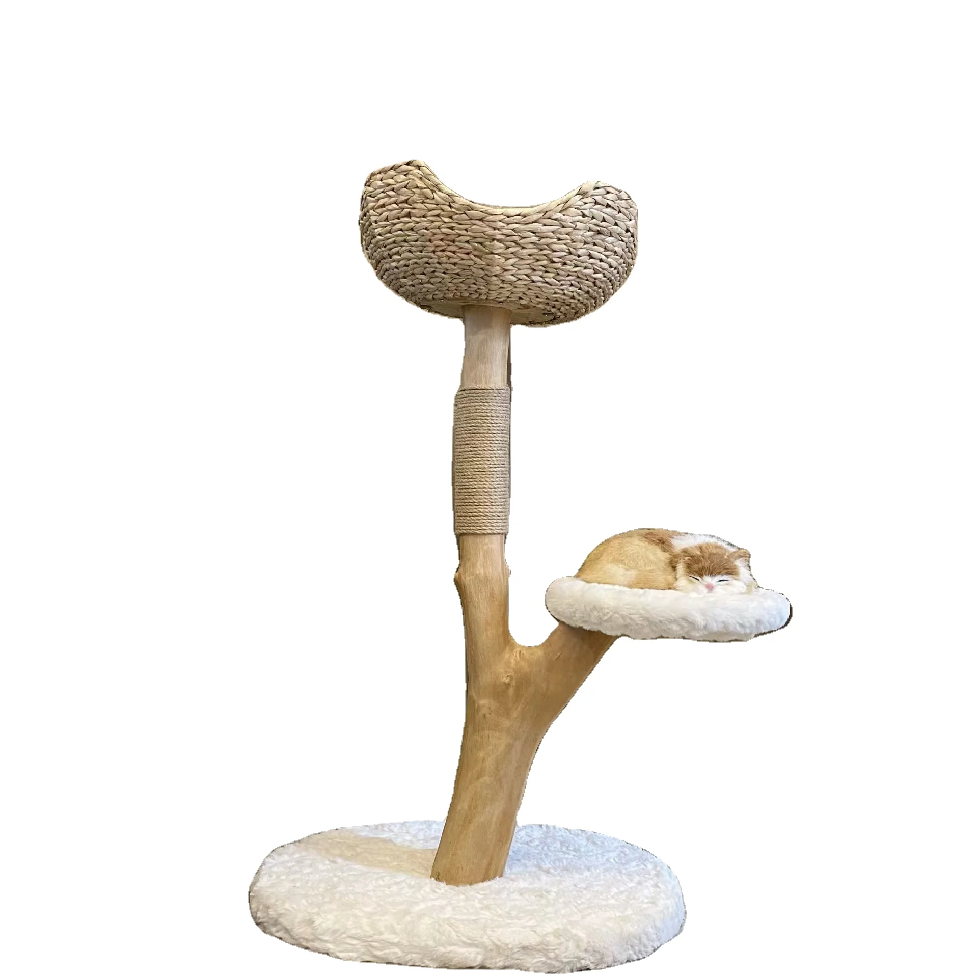 

Wholesale New Product Cat Cradle Single-Layer Hammock Pet Bed Solid Wood House