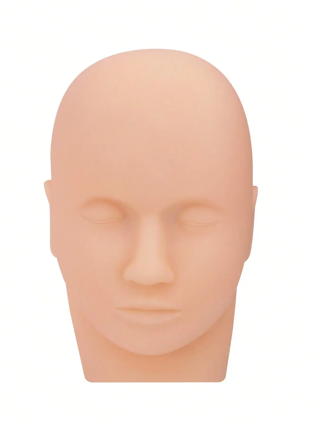 Lash Mannequin Head Flat Head Doll Head Manakin Eyelids For Lash Practice Eyelash Mannequin Doll Face Head