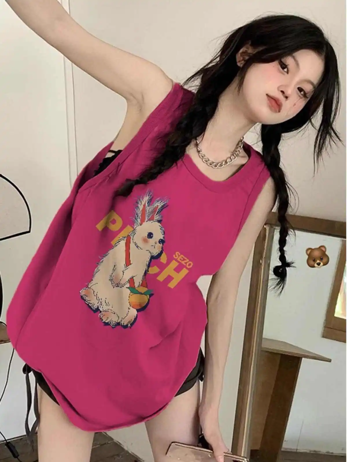 

Женская футболка без рукавов цвета дракона и фруктов, женский пуловер в стиле ретро, свитер, шикарный топ, летний топ на маленьких бретелях для молодых девушек