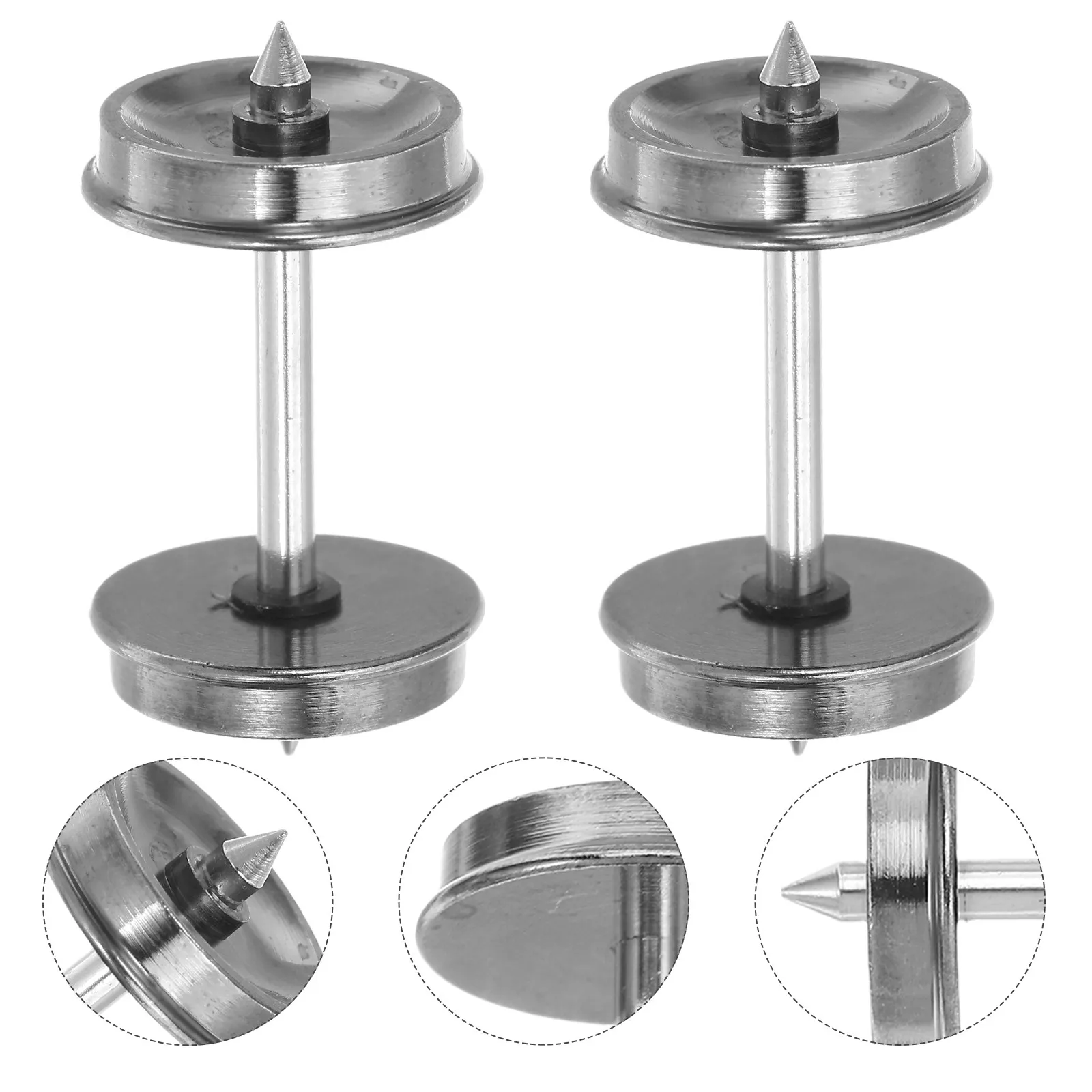

Комплект из 2-х колес из сплава для электрических моделей поездов: повышенная прочность, идеально подходит для DIY-проектов железных дорог
