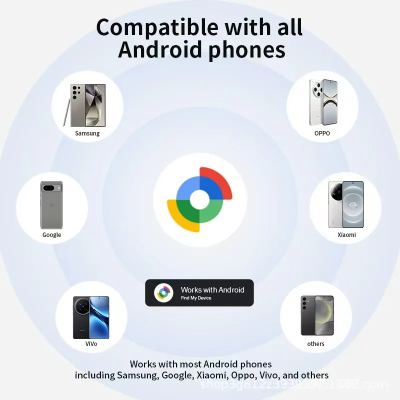 Find My Find Airtag مناسب لتتبع الحيوانات الأليفة الذكي المضاد للفقدان لكبار السن والأطفال.