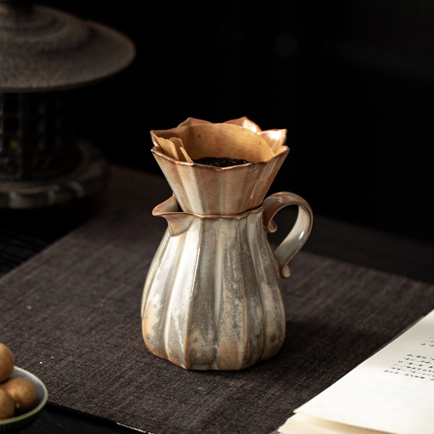 Yjq hand-brewed coffee set ceramic household coffee sharing pot filter tea cup