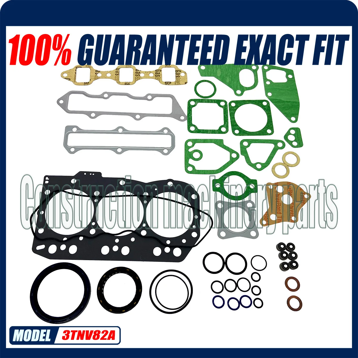 

3TNV82A Full overhaul Gasket Kit set For Yanmar VIO30 VIO27 B3 Excavator EG224 Tractor