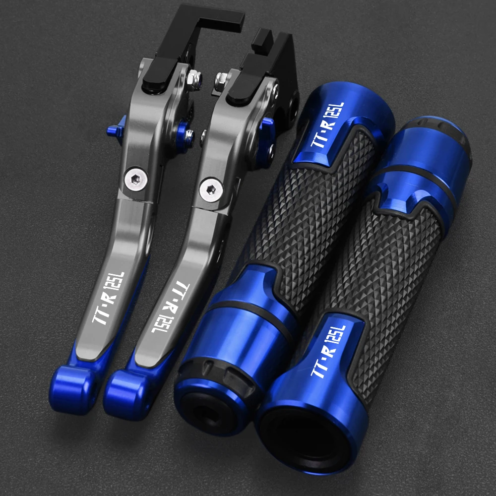 2000-2017 2016 2015 2014 Motorcycle Aluminum Handlebar Hand Grips Ends Adjustable Brake Clutch Levers FOR YAMAHA TTR125L TTR125L