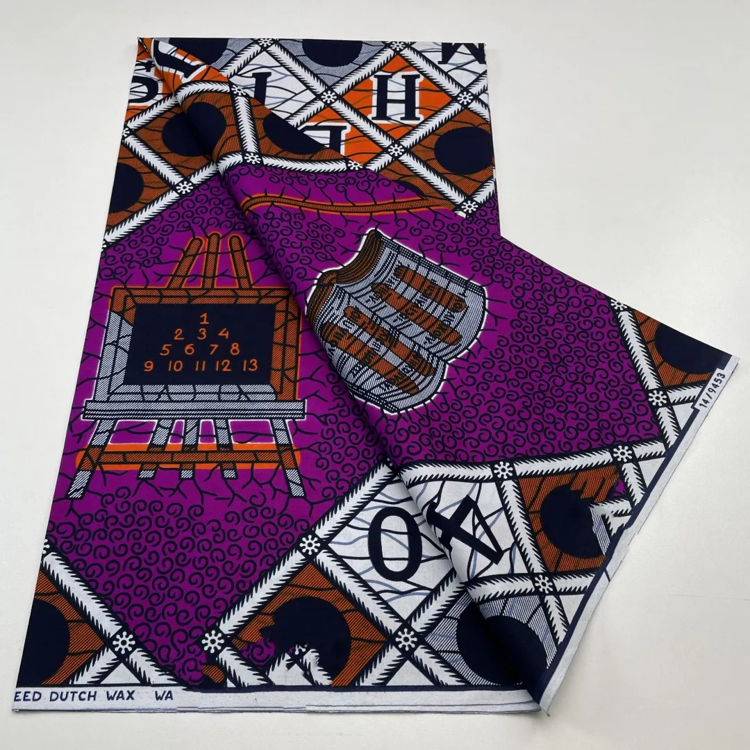 2024 vero tessuto Batik olandese africano per abito di alta qualità Ankara Wax Printed Cotton F 3 c4abric dall\'olanda 6 Y4