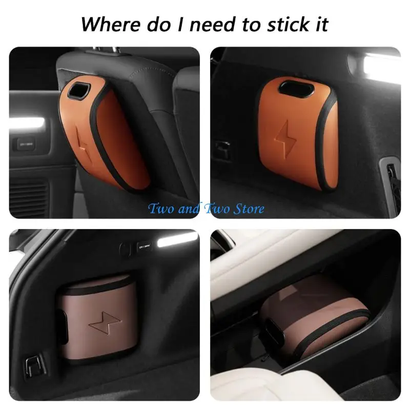 HX6F Automotive Back Pocket Storage Bag Multifunctional Truck Storage Pocket
