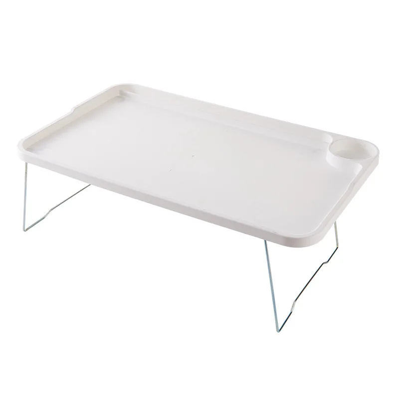 Simple Computer Table Folding Plastic Creative Eating Tray  Lazy Table Folding Dresser Small Dining Table
