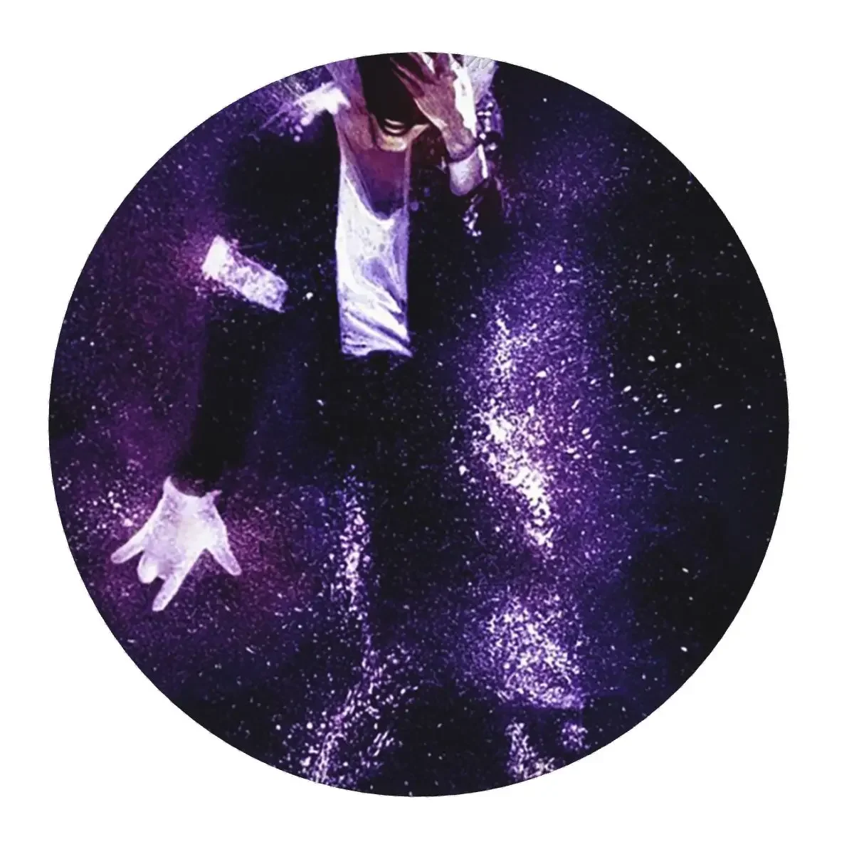 Michael Jackson Musicians Singers Dancers Round Mouse Pad Computer Keyboard Mouse Mat Gaming Laptop Desk Mat Office Table Mats