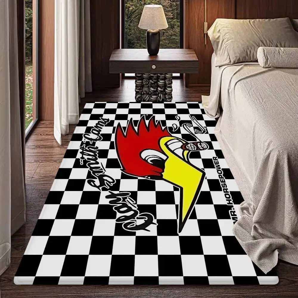 Mr H-Horsepower Room Mats Nordic Style Home Doormat Bathroom-Toilet Mats Bedroom Hotel Decor Mat