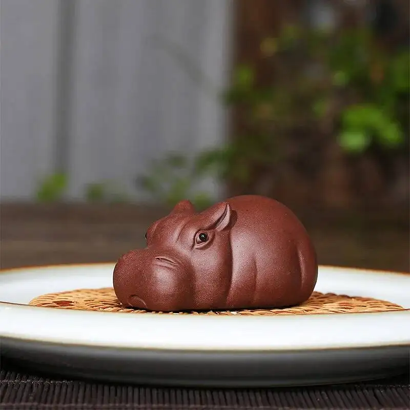 Zisha Tea Pet Wethy And Generous Creative Sculpture Ornament Tea Play Craft  Decoration Чайные Украшения  