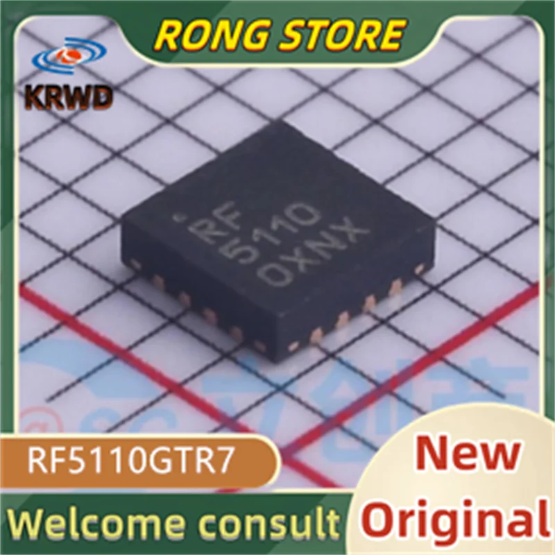 

(5PCS）RF5110 New and Original Chip IC RF5110GTR7 RF5110G QFN16