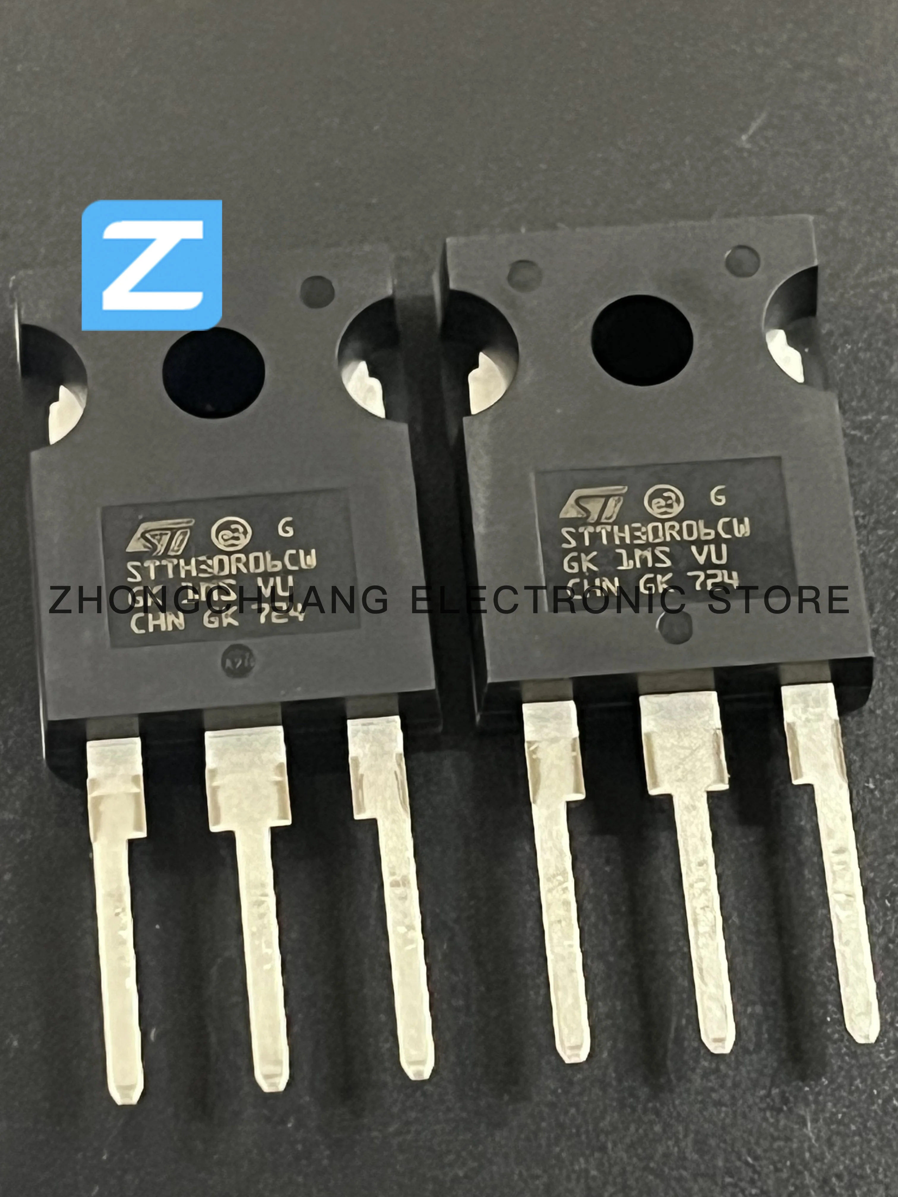 1-10PCS STTH30R06CW TO-247 600V 30A Turbo 2 ultrafast high voltage rectifier new original