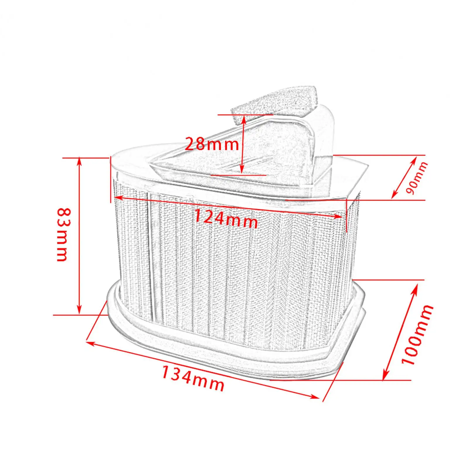 Air Filter Direct Replaces Fits for 2013-2015 Z750 2004-2012