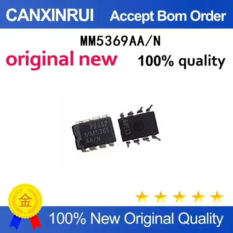 

(5-100 Pieces) Brand new original MM5369AA/N MM5369 DIP-8 high-precision 60Hz generator spot chip IC