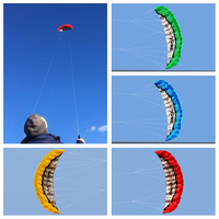 free shipping new beginner kitesurf dual Line Stunt power Kite for adults parachute surfing soft kites outdoor sports beach kite