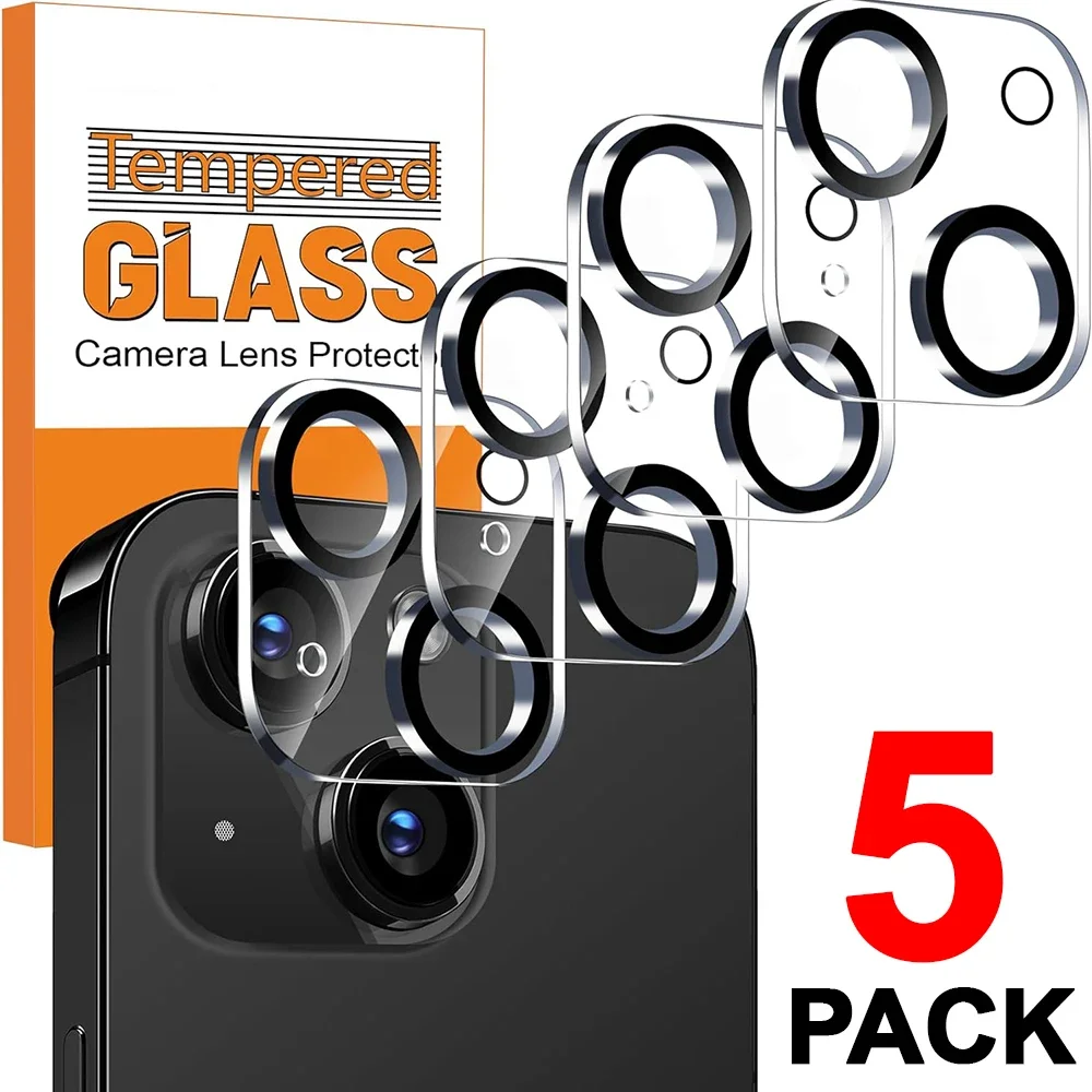 Для IPhone 16/16 Pro/16 Plus/16 ProMax Защитные пленки для объектива камеры из закаленного стекла 9H Небьющаяся защитная пленка для объектива для IPhone 15