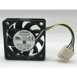 New CPU Fan For EVERFLOW R124010SH DC 12V 0.14A 4-wire PWM Variable Speed Fan 4010 4CM 40*40*10MM