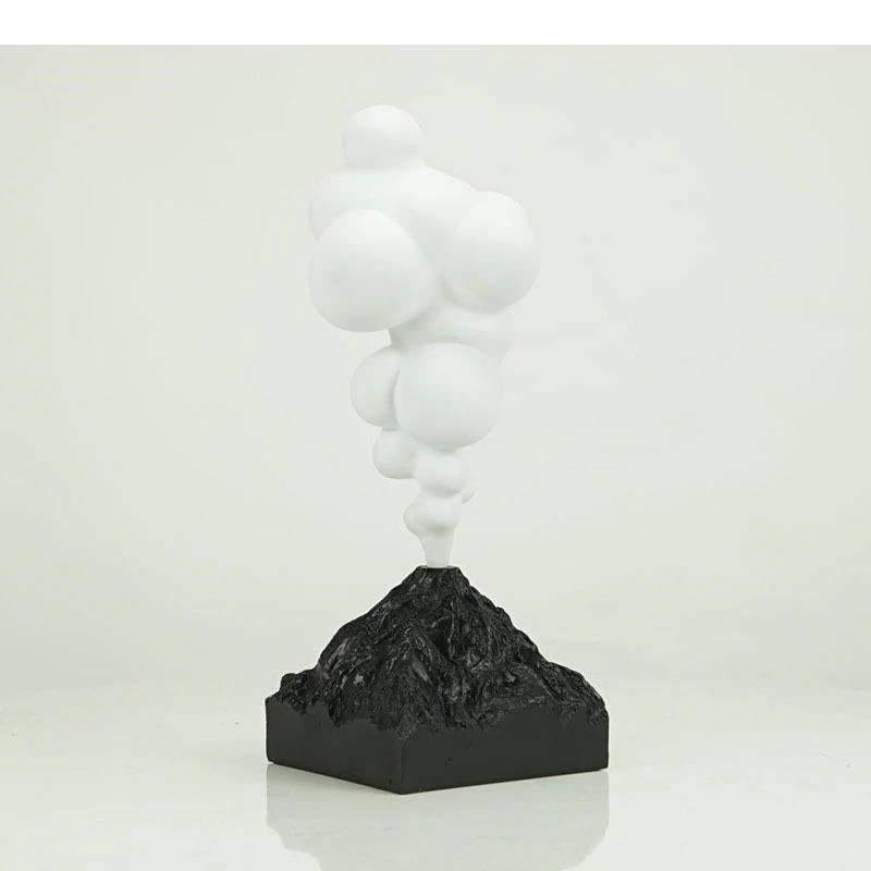 Volcanic Eruption Model Modern Design Resin Artwork Statue Desk Decoration Ornaments Decor Crafts Sculpture