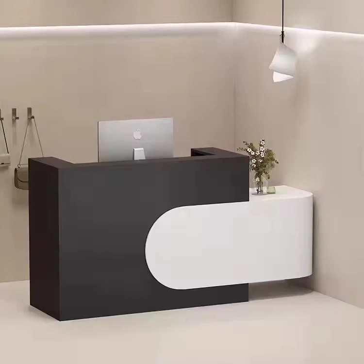 Reception Desks Custom Store Reception Desk Modern Black Wood Reception Counter